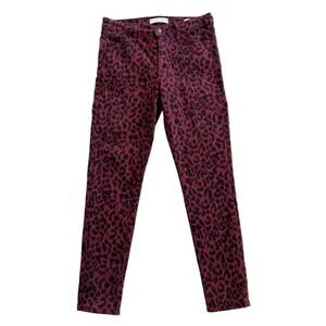 Social Standard by Sanctuary Jeans Cheetah Print Stretch Skinny Ankle Pants 4